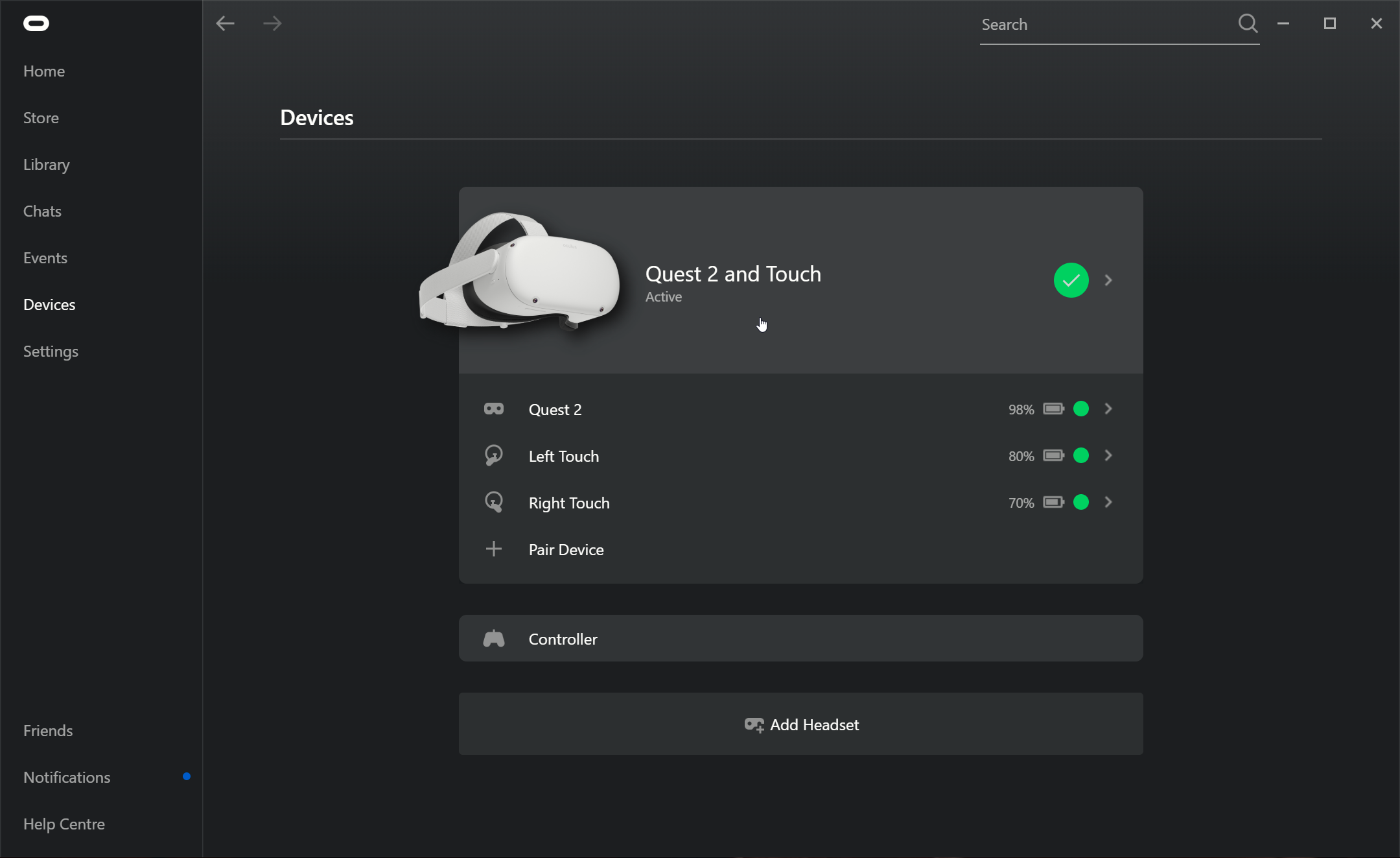 Oculus Client 2