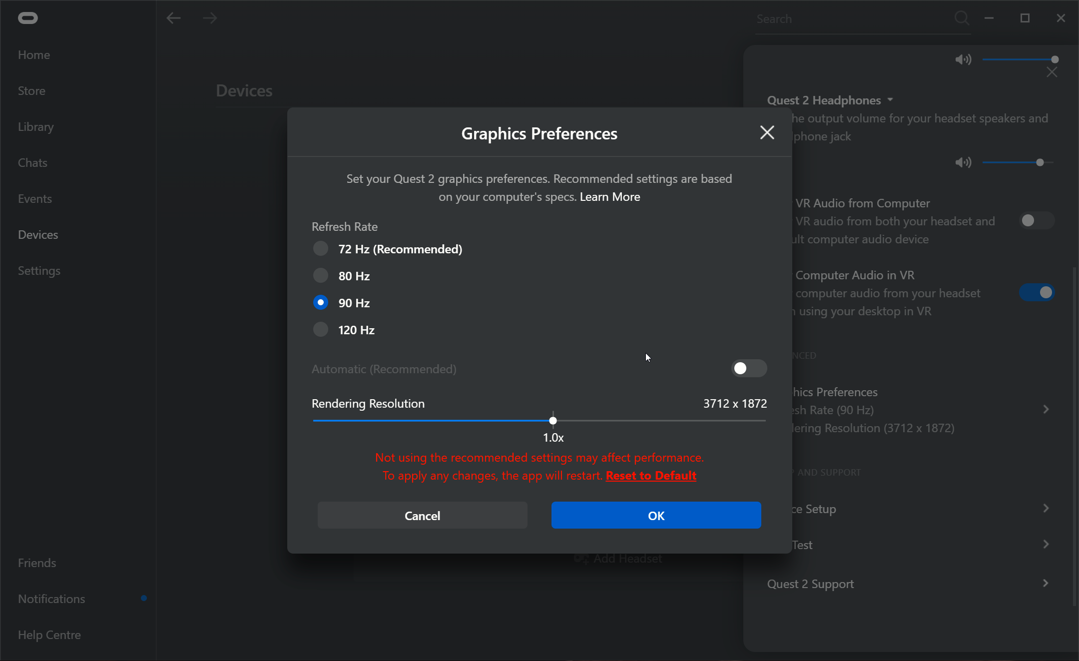Oculus Client 4